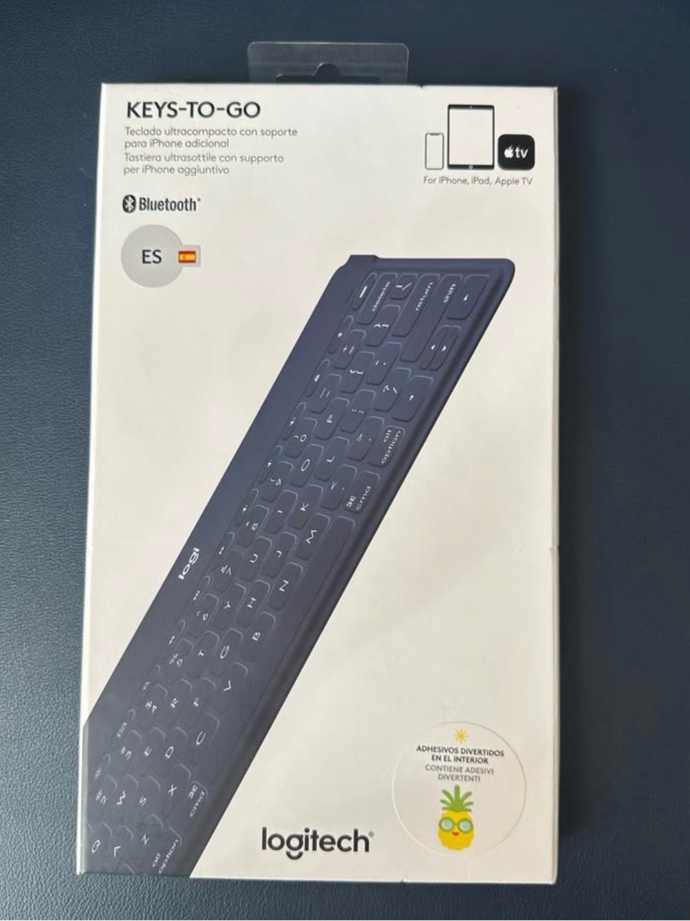 Logitech Keys-To-Go Portable Bluetooth Keyboard — Navy Blue